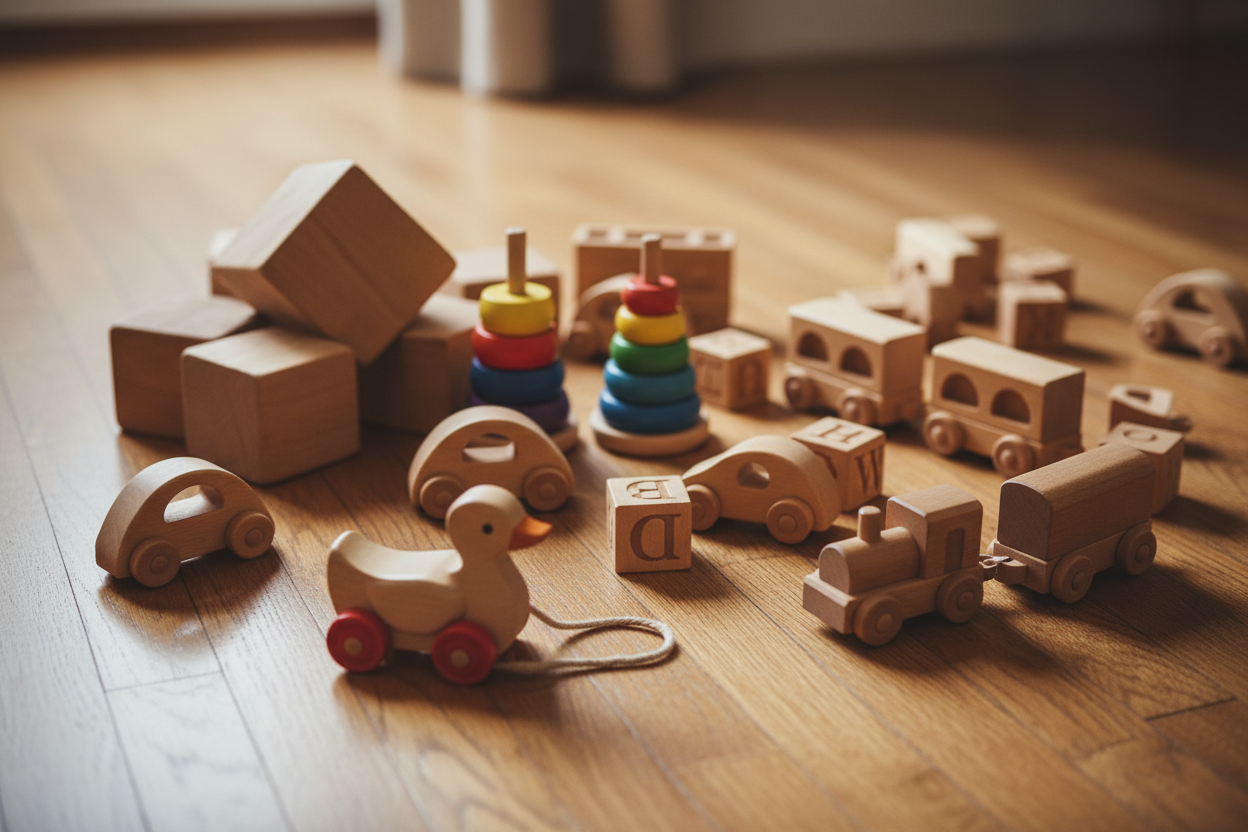 Classic wooden toys