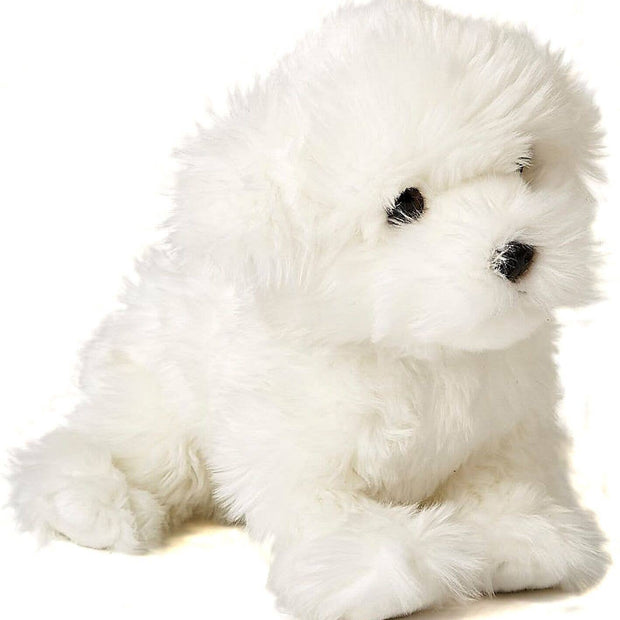 Maltese dog (without leash) - cuddly/plush toy