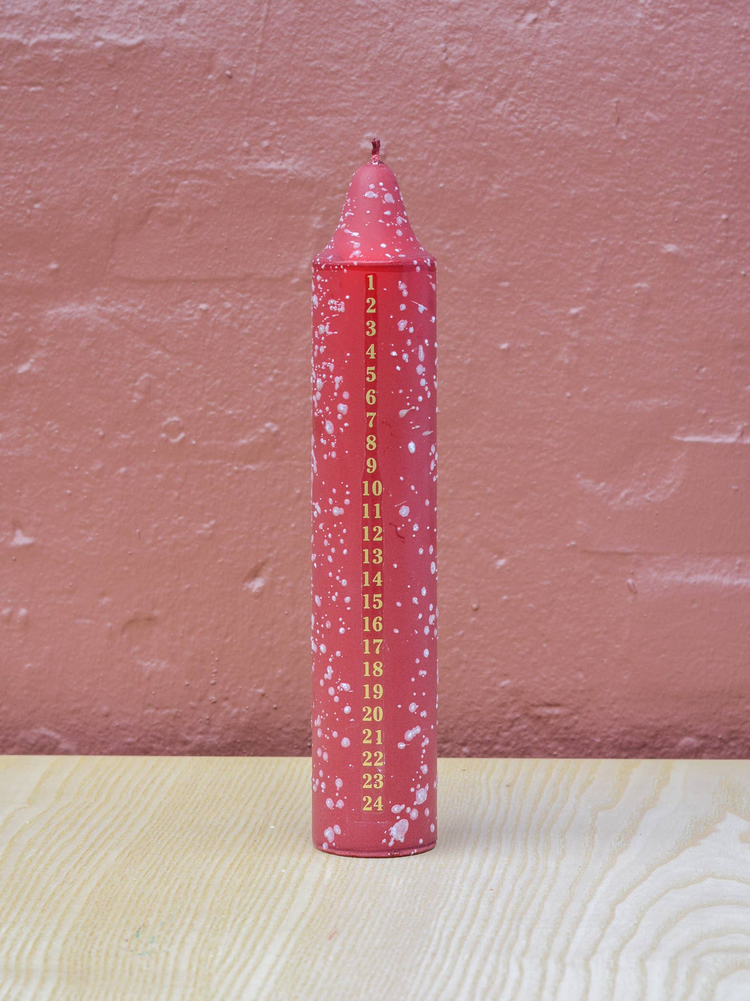 Advent Candle, Christmas Calendar, Mix Of Red, Green Colours