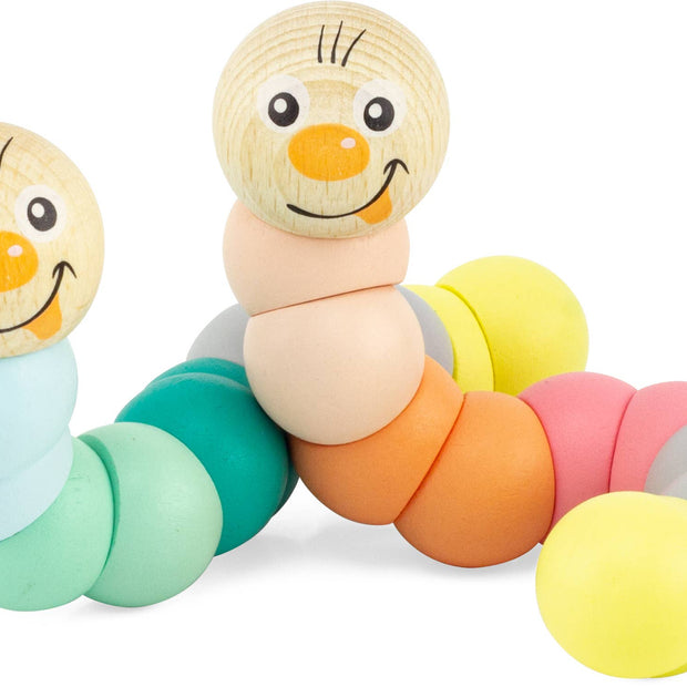 CATERPILLARS: PASTEL COLORS