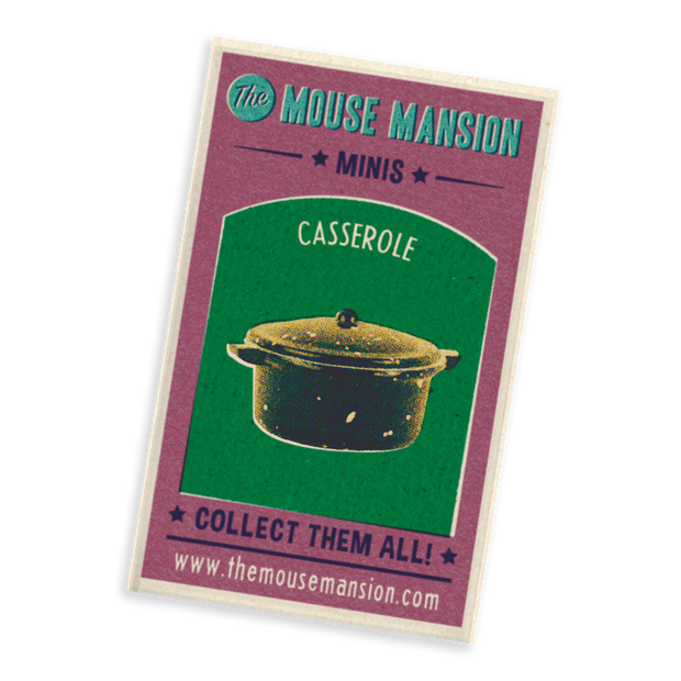 Kids DIY Dollhouse Miniatures - Casserole (Scale 1:12)