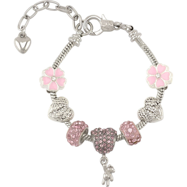 BRACELET: TEDDY BEAR: Metal