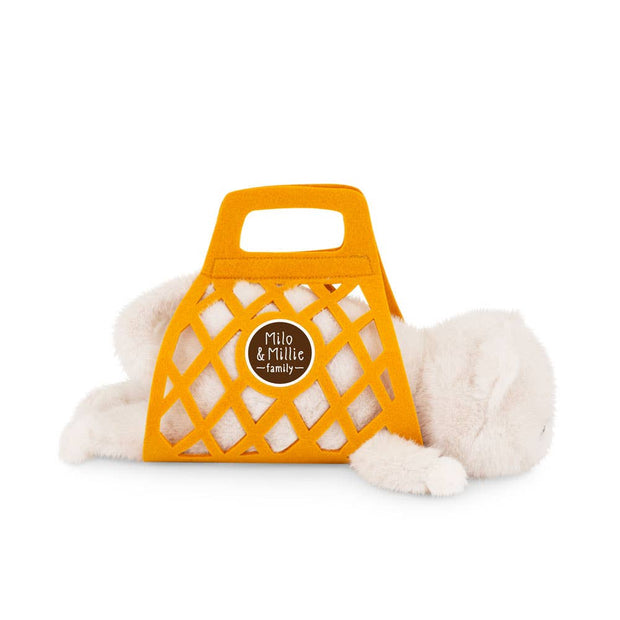 Milo & Millie Plush, Milo the White Cat (35 cm)-0+