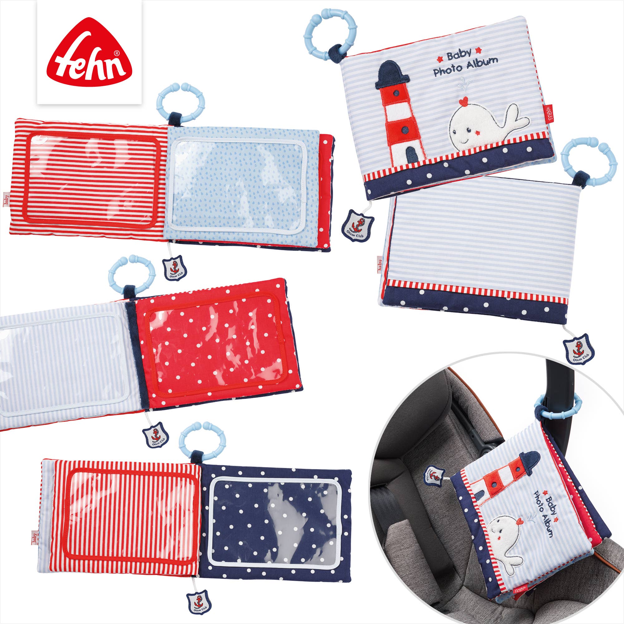 Ocean Club photo album - fabric photo album