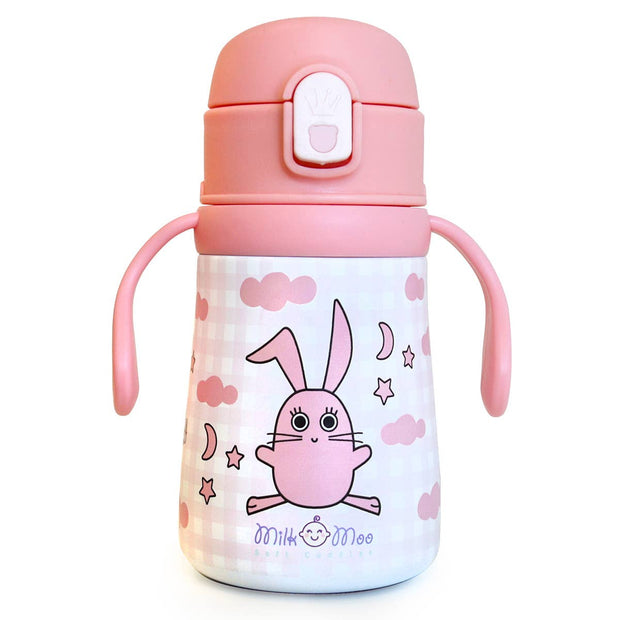Milk&Moo Steel Kids Water Bottle Çançin 360 ml: Multi-Colored