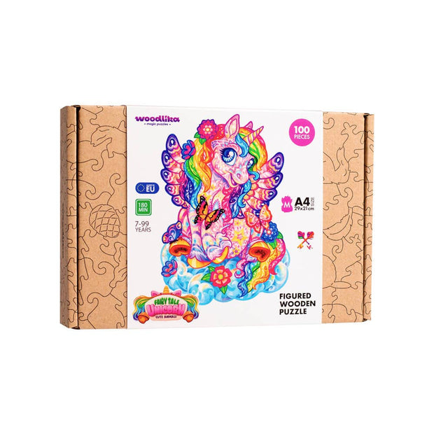 Fairy Unicorn Puzzle Jigsaw | Woodlika Creative Kids: Cardboard Box