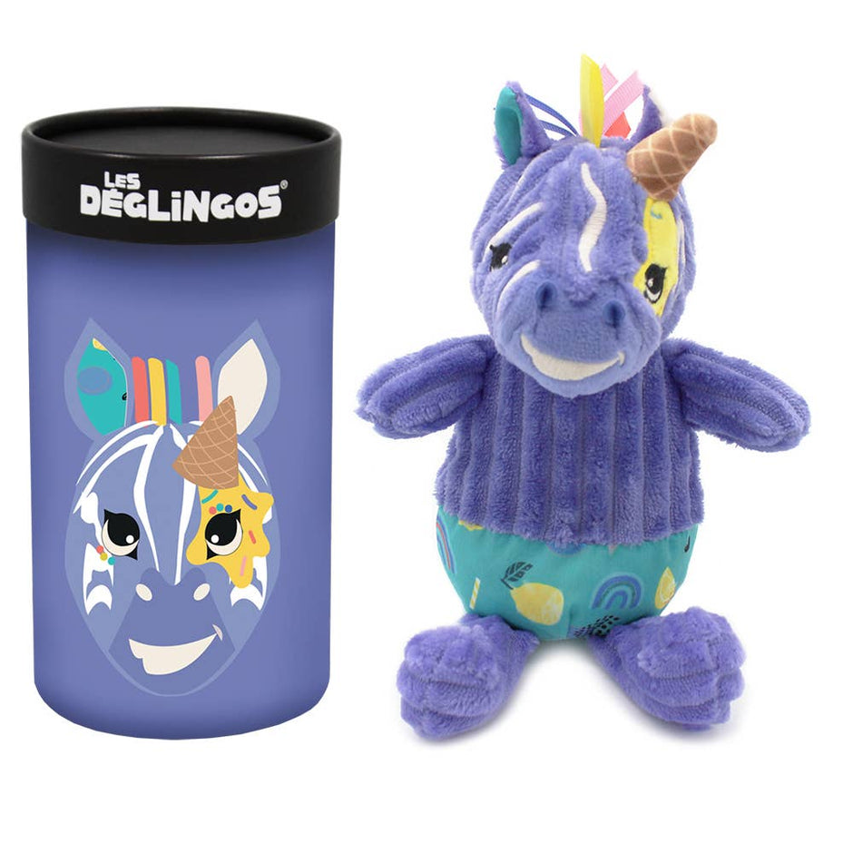 DEGLINGOS SMALL SIMPLY PLUSH + GIFT BOX KIPROKOS THE ZEBRA