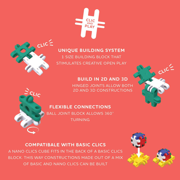 Nano Clics - Creative Builders - 250pcs