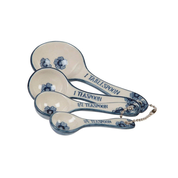 Blue Willow Floral Measuring Spoons