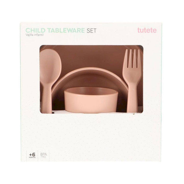 Tutete Light Pink Children's Dinnerware
