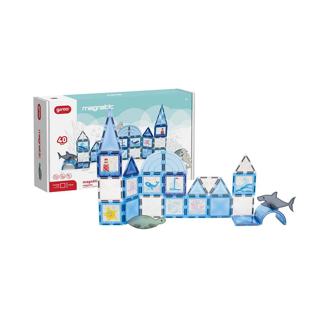 Magnetic Game The Ocean 40 Pcs With 6 Markers