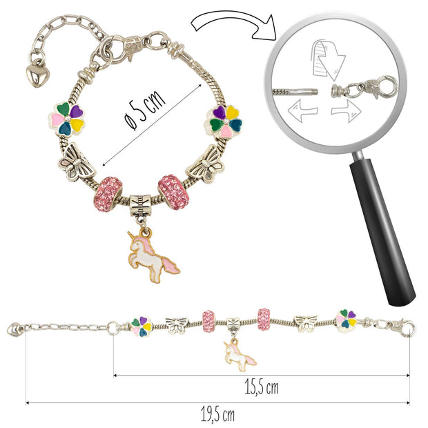 BRACELET: UNICORN: Metal