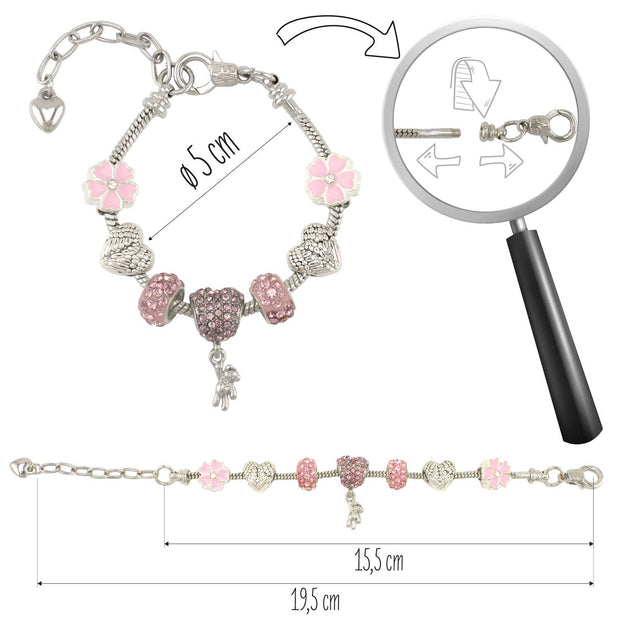 BRACELET: TEDDY BEAR: Metal