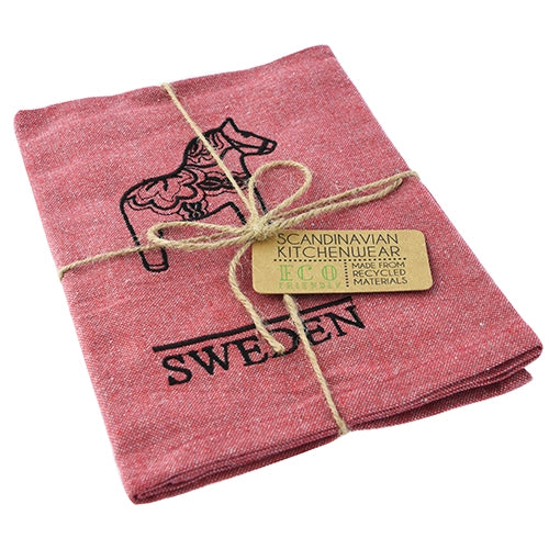 Kitchen towel dala horse