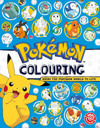 Pokemon coloring books