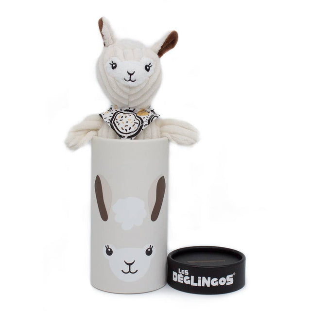 DEGLINGOS SMALL SIMPLY PLUSH + GIFT BOX MUCHACHOS THE LLAMA