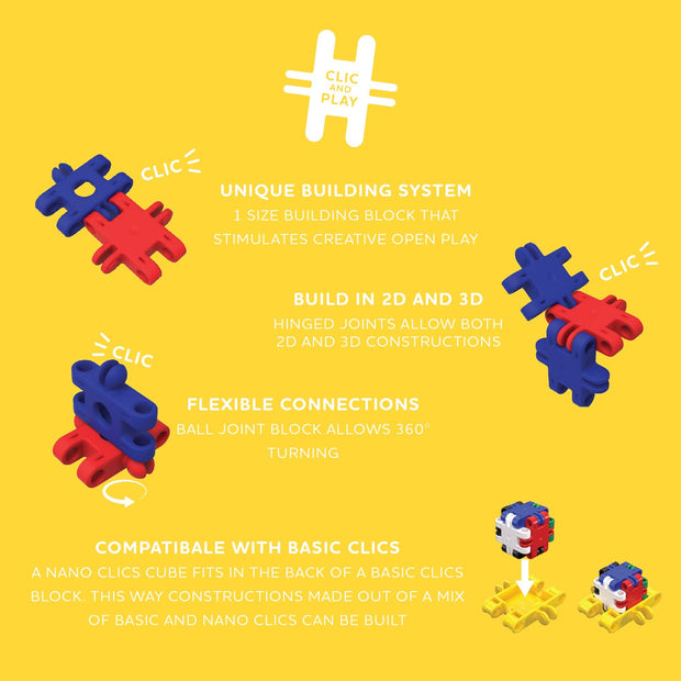 Nano Clics - Transport Builders - 250pcs