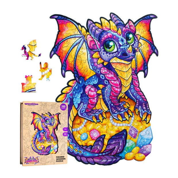 Enchanted Dragon Jigsaw Puzzle | Woodlika Creative Kids: Cardboard Box