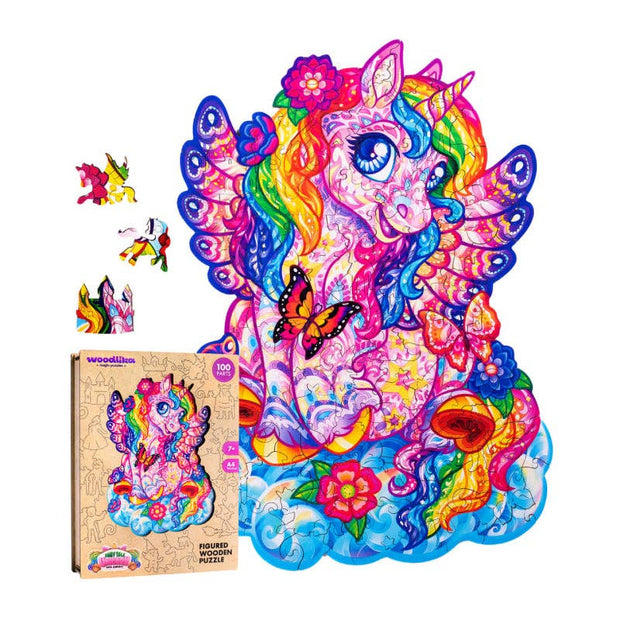 Fairy Unicorn Puzzle Jigsaw | Woodlika Creative Kids: Cardboard Box