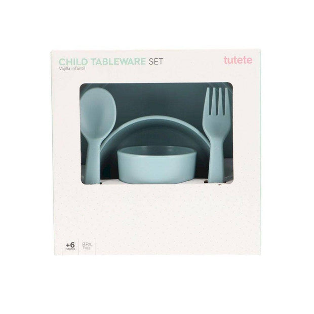 Tutete Light Blue Children's Dinnerware