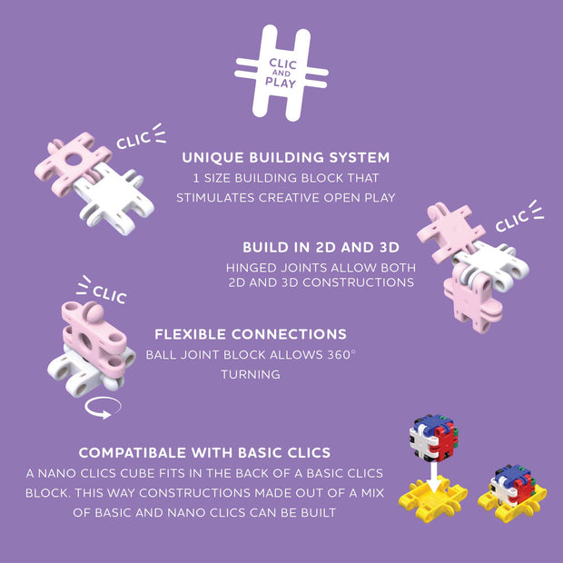 Nano Clics - Fantasy Builders - 125pcs