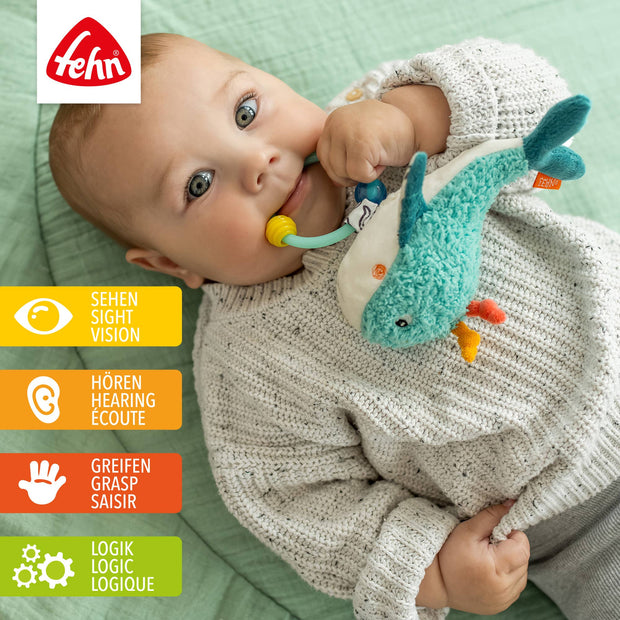 Pearl Ring Whale - Grasping Toy & Motor Skills Toy