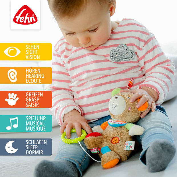 Teddy mini music box - cuddly toy & sleep aid